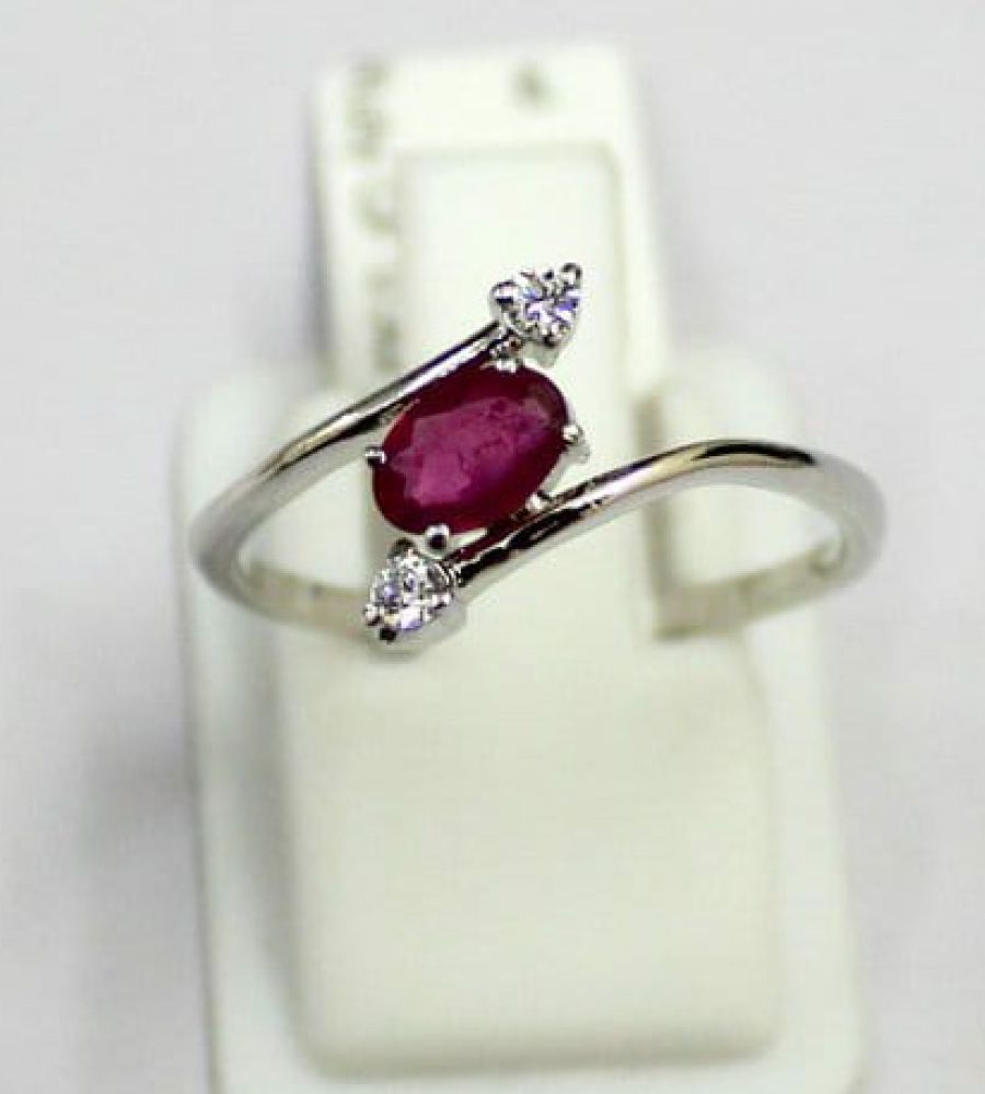 16ct Red Ruby Stone Silver Ring, Real Ruby Handmade 925 Sterling Silve –  Albertino Silver