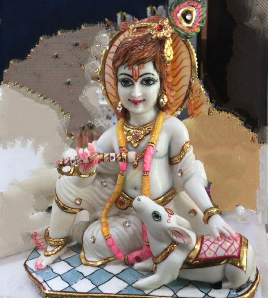 Bal Krishna statue marble idol of bal gopal marble bal Krishna ...