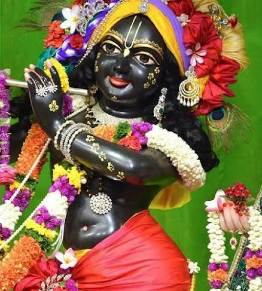Black krishna idol black stone krishna statue beautiful krishna murti