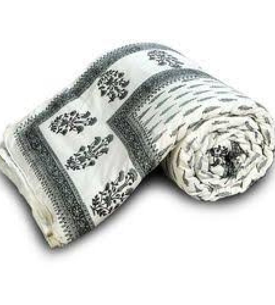 Jaipuri quilt light weight jaipuri rajai single bed code 4