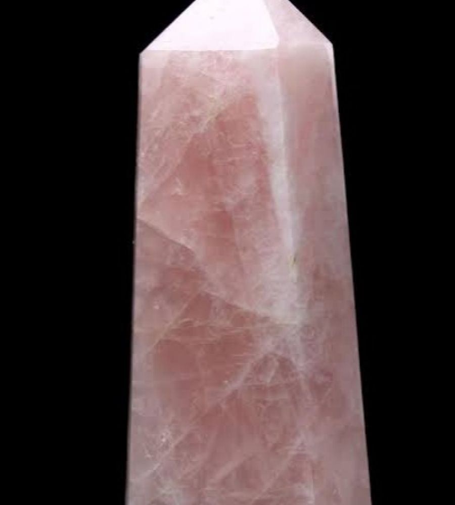 Rose quartz pencil Natural rose quartz pencil 2.5 inches