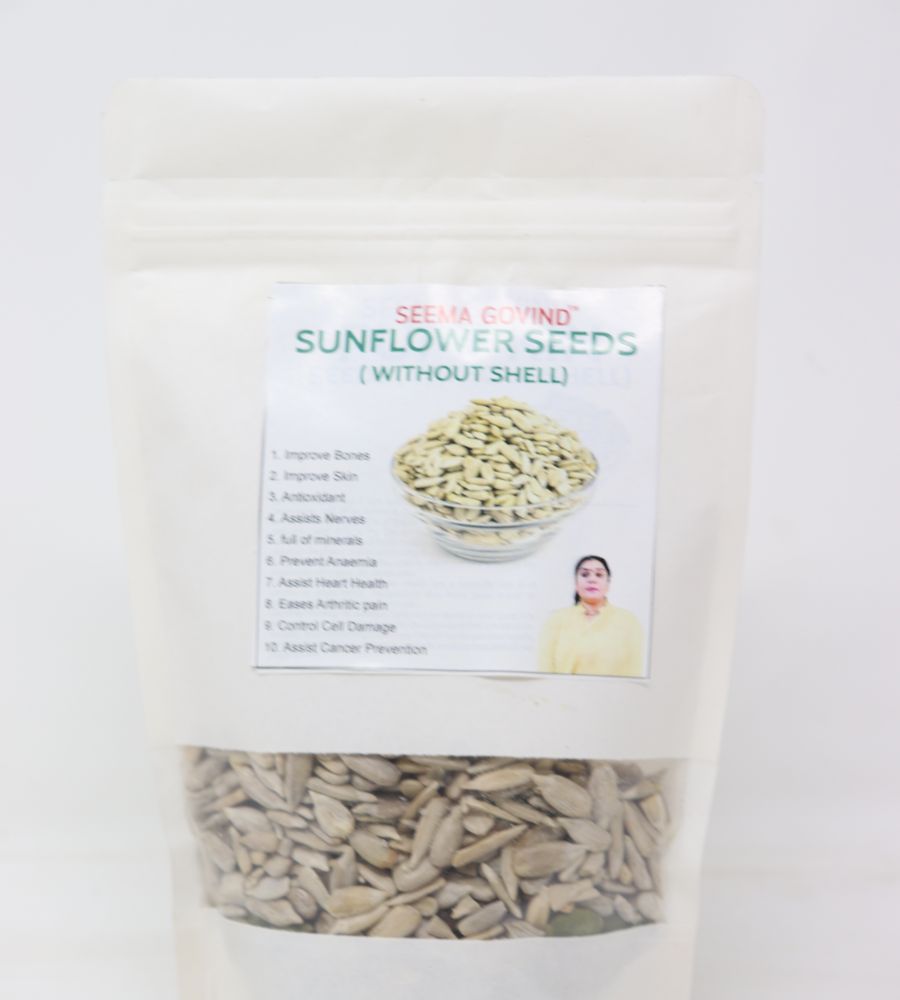 Sunflower seeds without shell 250 gm brand seema govind
