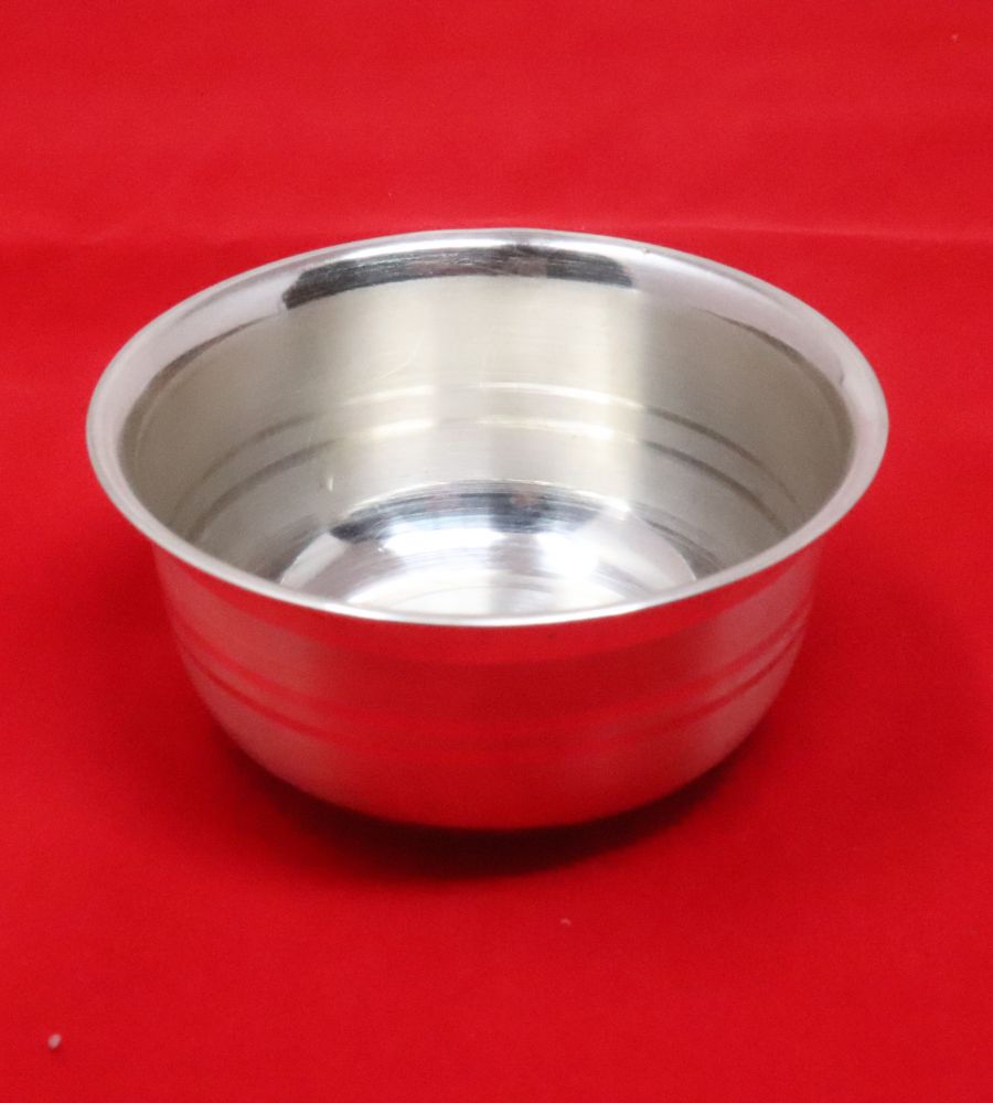 Pure Silver Small Bowl Katori For Tilak Teeka Pooja Remedies