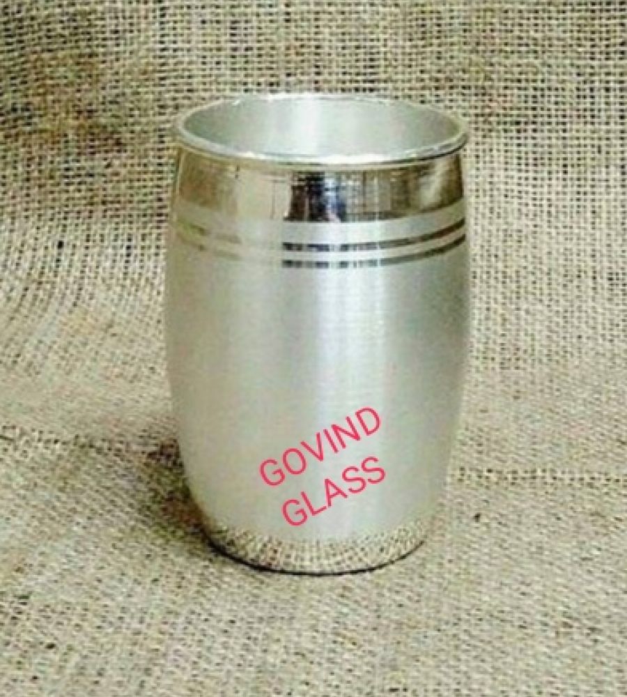 Silver glass chandi ka glass 300ml capacity