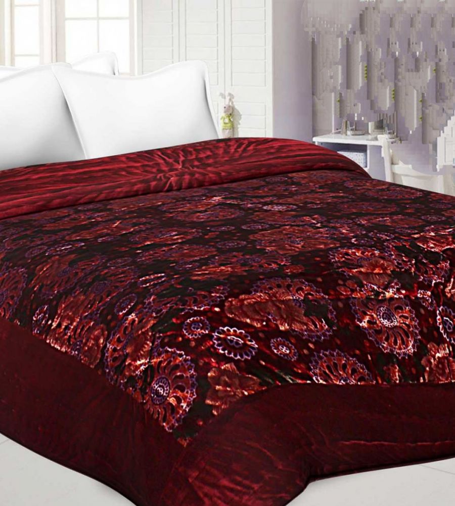 Jaipuri velvet quilt shaneel ki Rajai double bed cod 2