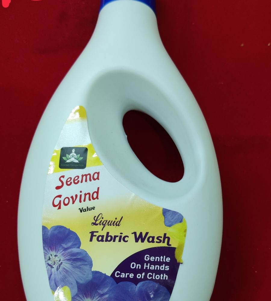 Liquid fabric wash liquid detergent 1200ml brand seema govind