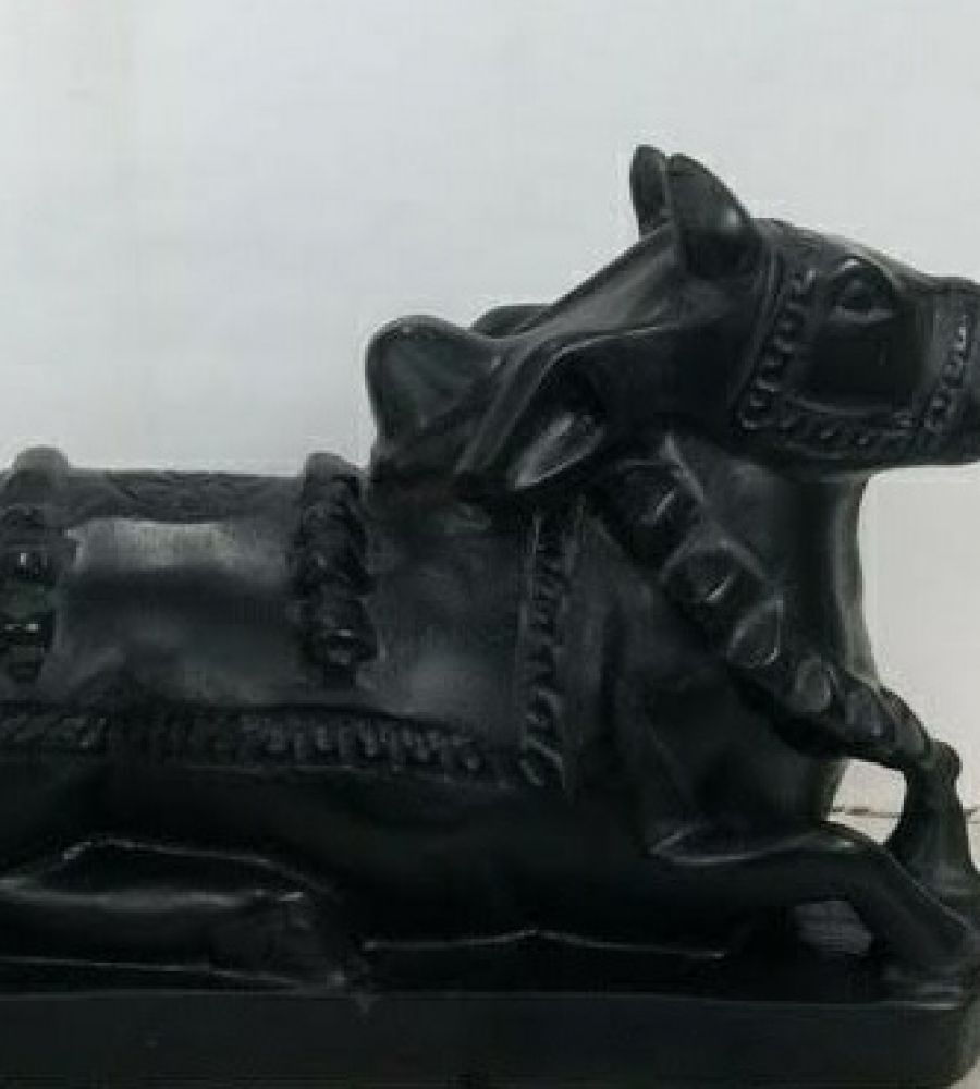 Nandi statue black stone nandi vahan 3 inches