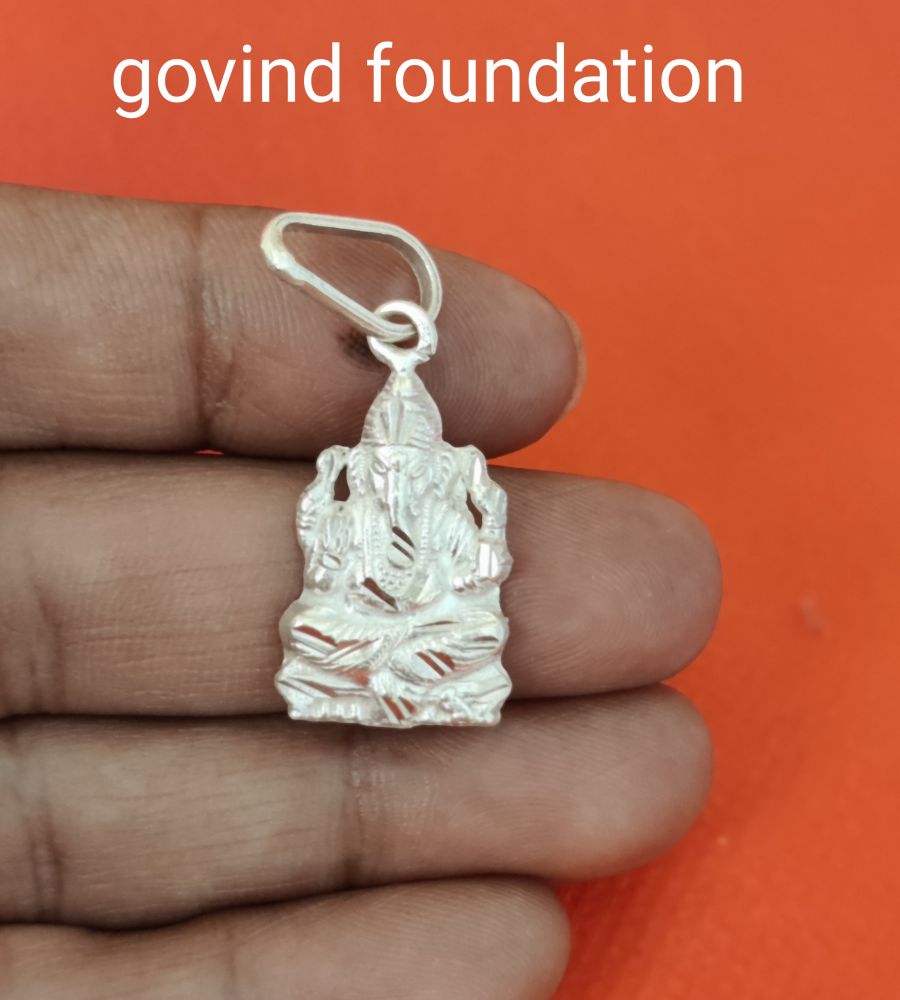 Ganesh silver locket ganesh silver pendant