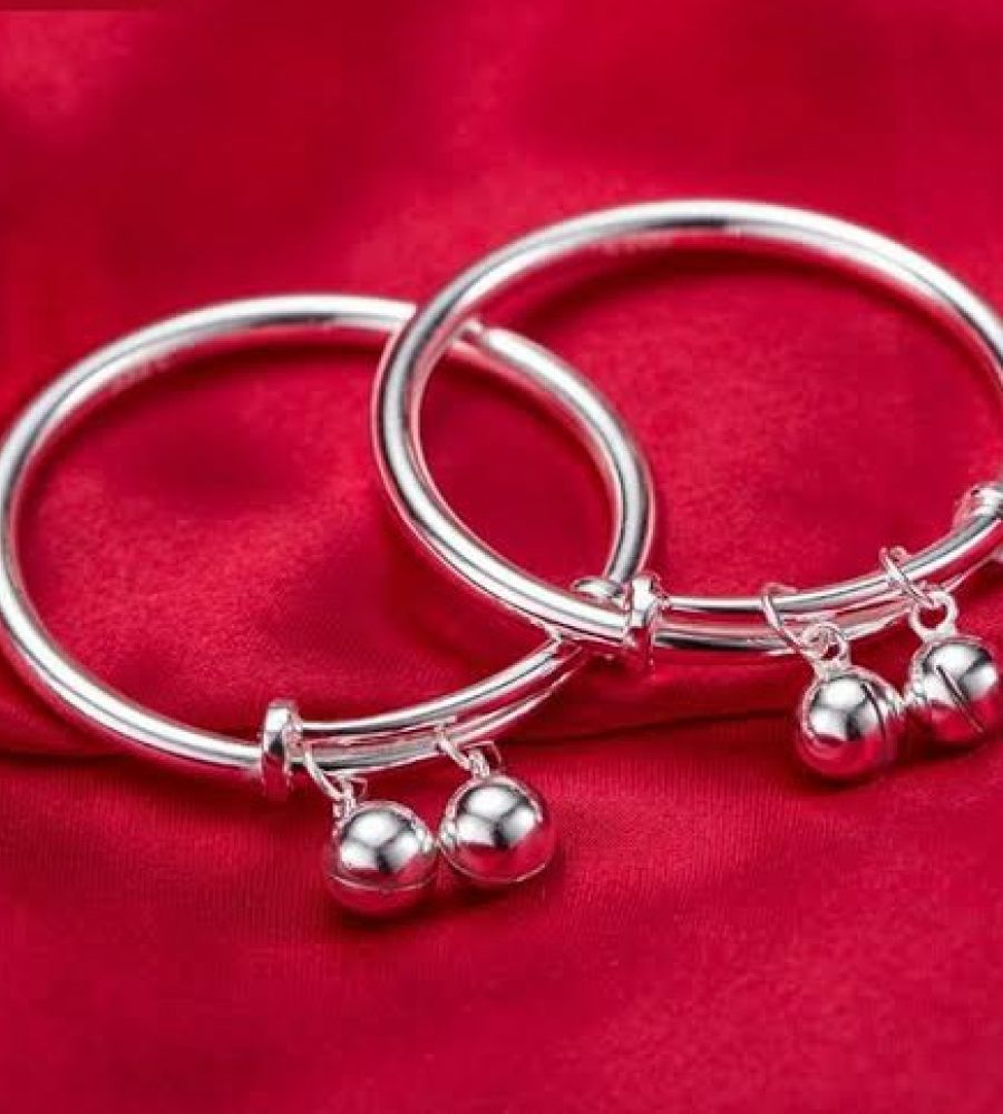 Silver Kada Design For Baby Boy Clearance