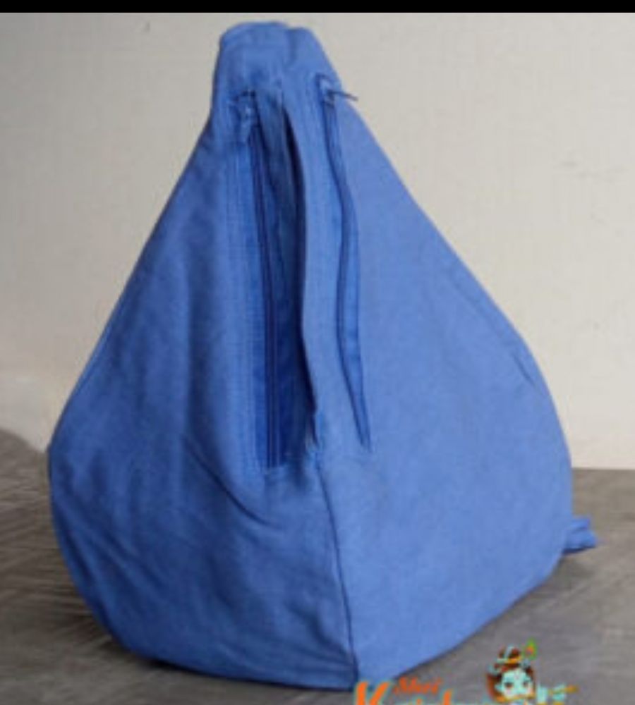 Gomukhi bag with chain best quality mala jap bag blue