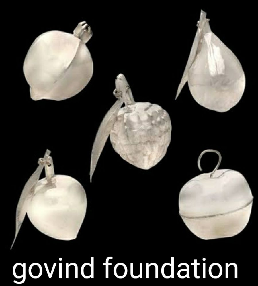 Silver fruit for Pooja pure silver fruits