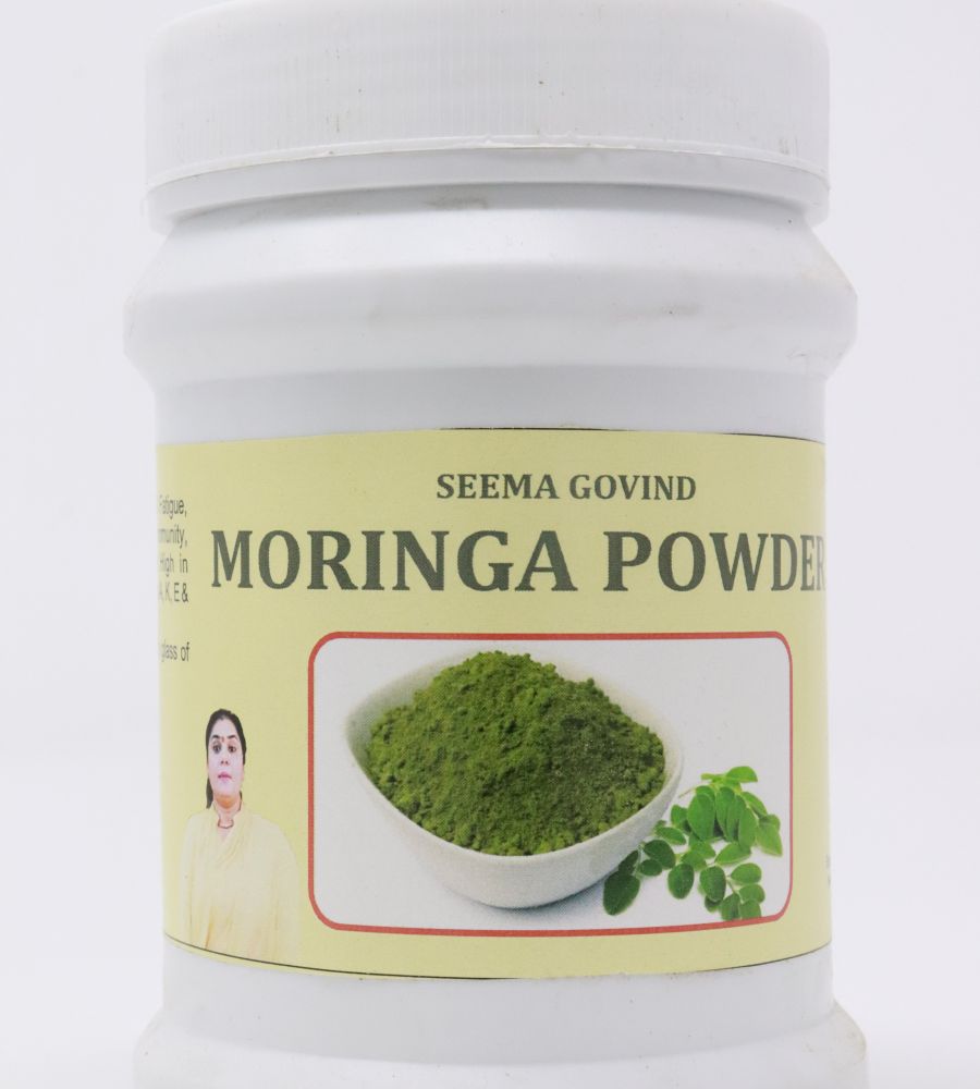 Moringa powder organic sahjan 100gm brand seema ovind