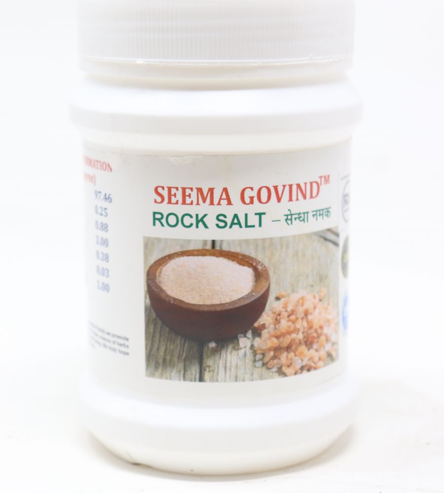 Rock salt powder sendha namak 1 kg brand seema govind